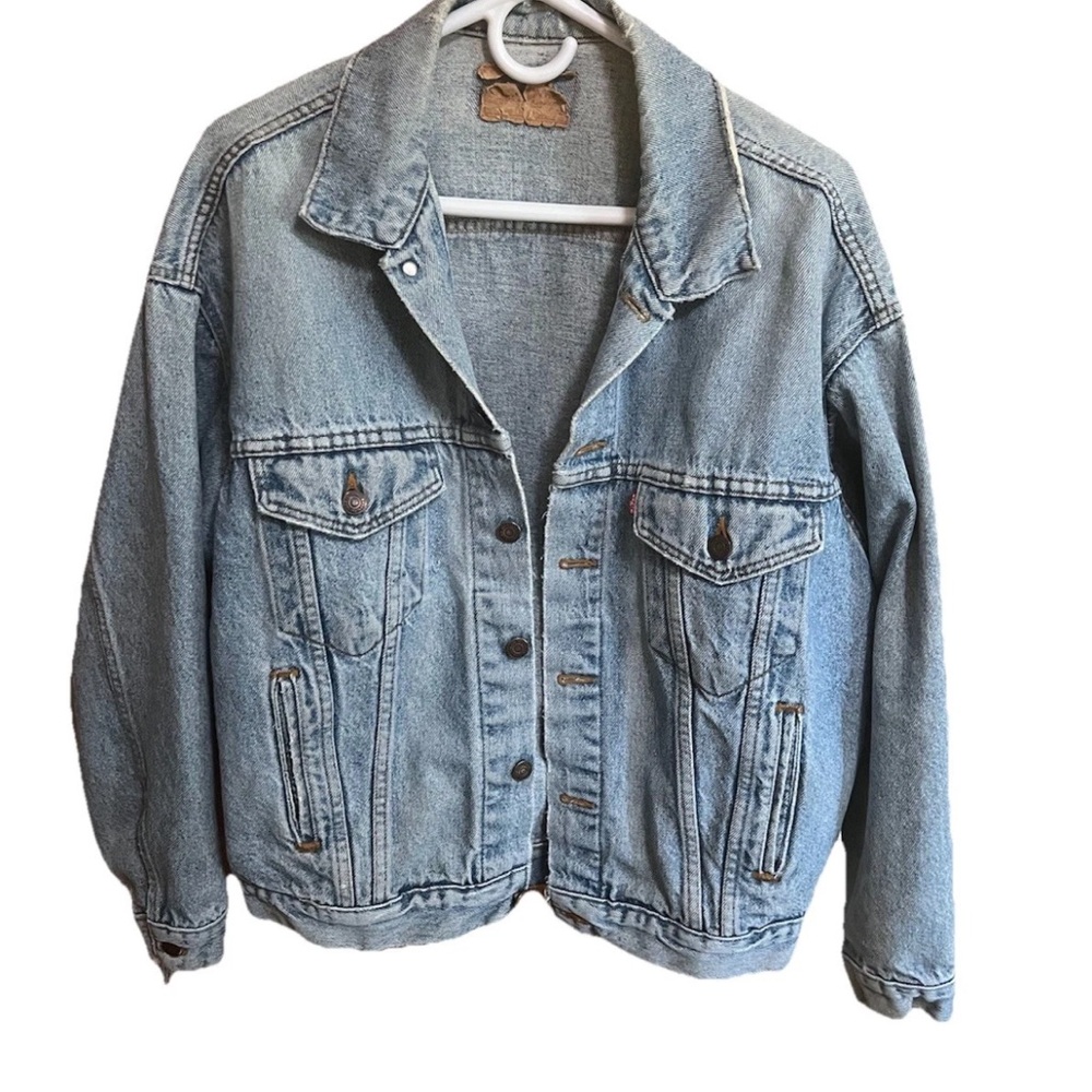 Vintage 80s Levi's 70507 Trucker Jacket USA El Paso 527 Stamp
